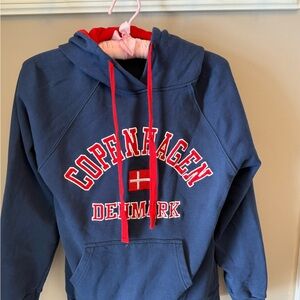 Copenhagen Denmark Navy Blue Hoodie